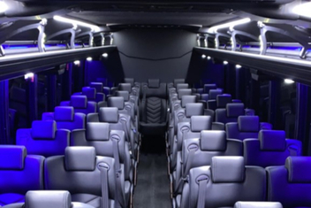Lees Summit Charter Bus Interior