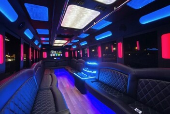 Lees Summit Limousine Bus Interior