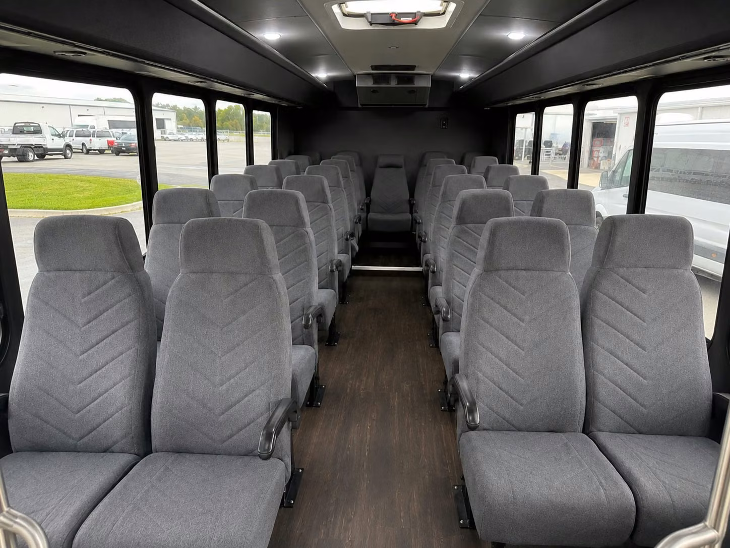 15 passenger minibus inside