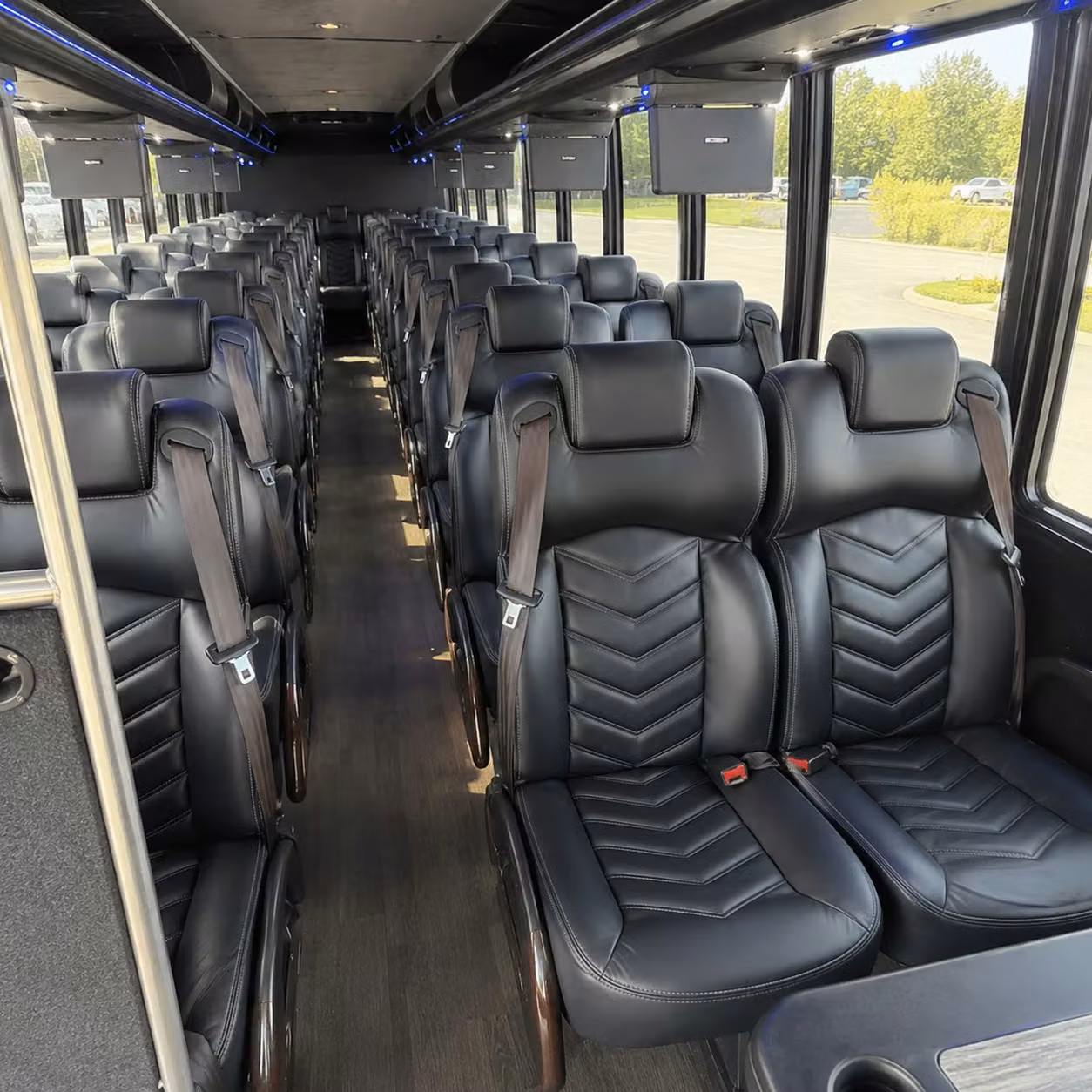25 passenger minibus inside