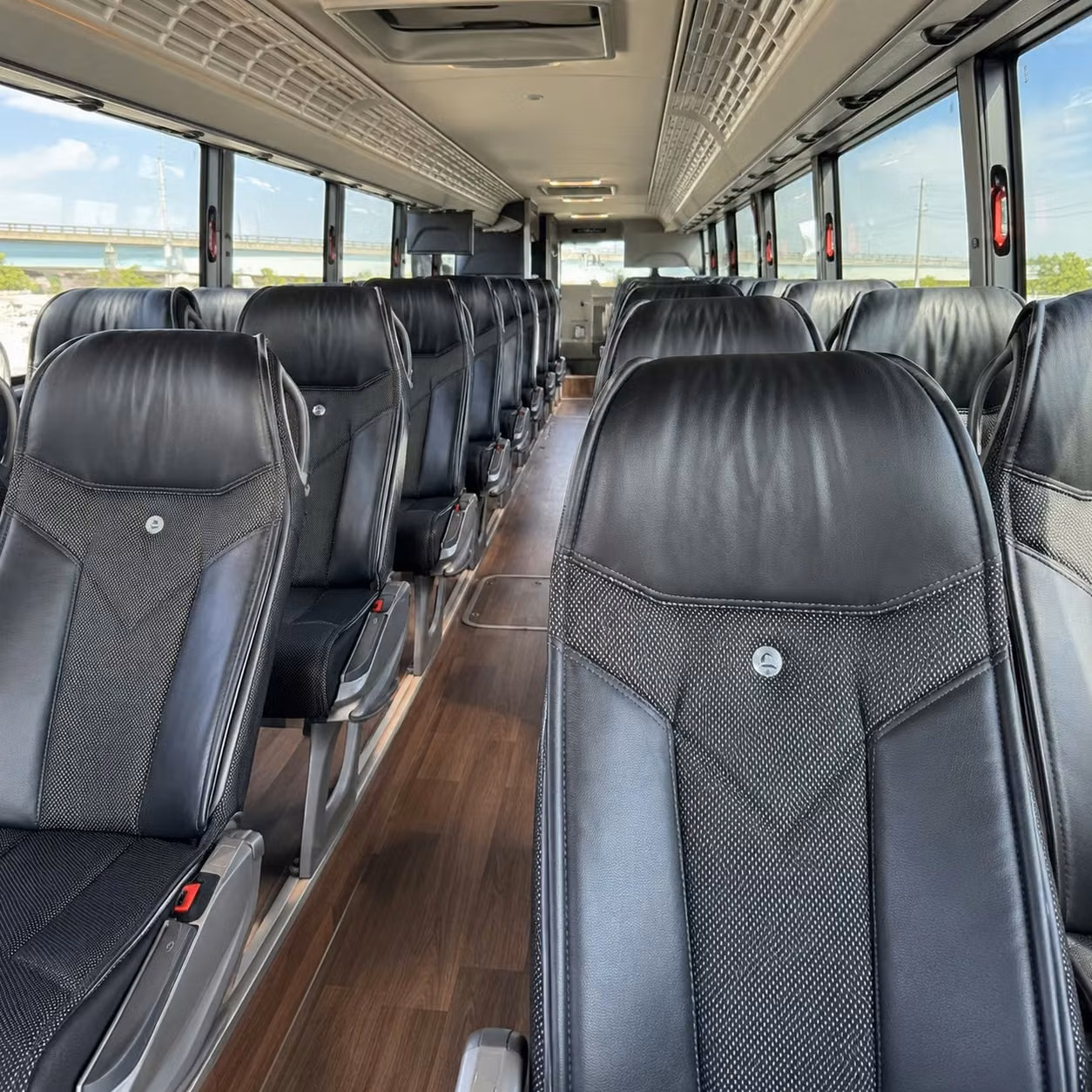 lee s summit charter bus inside
