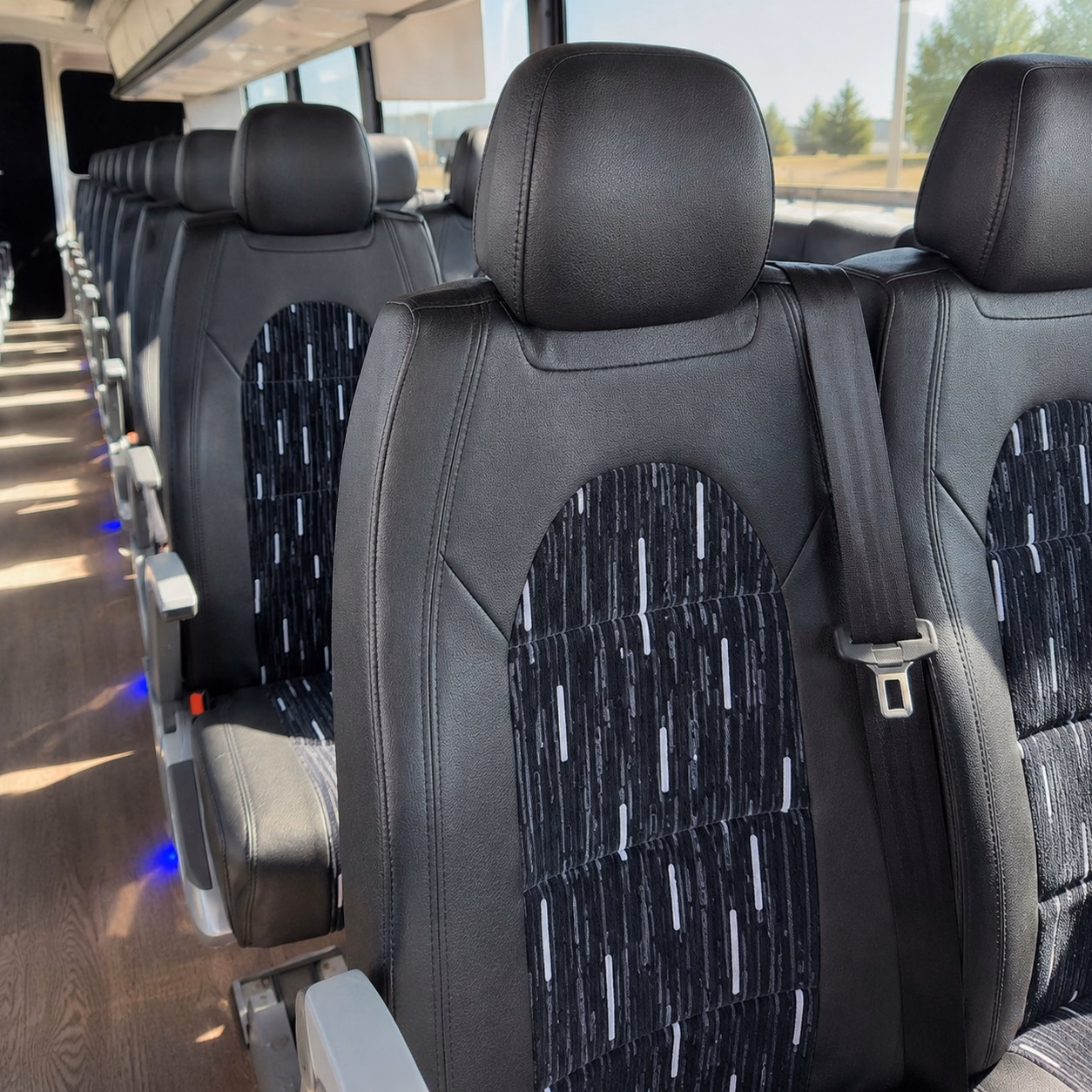 lee s summit charter bus rental inside