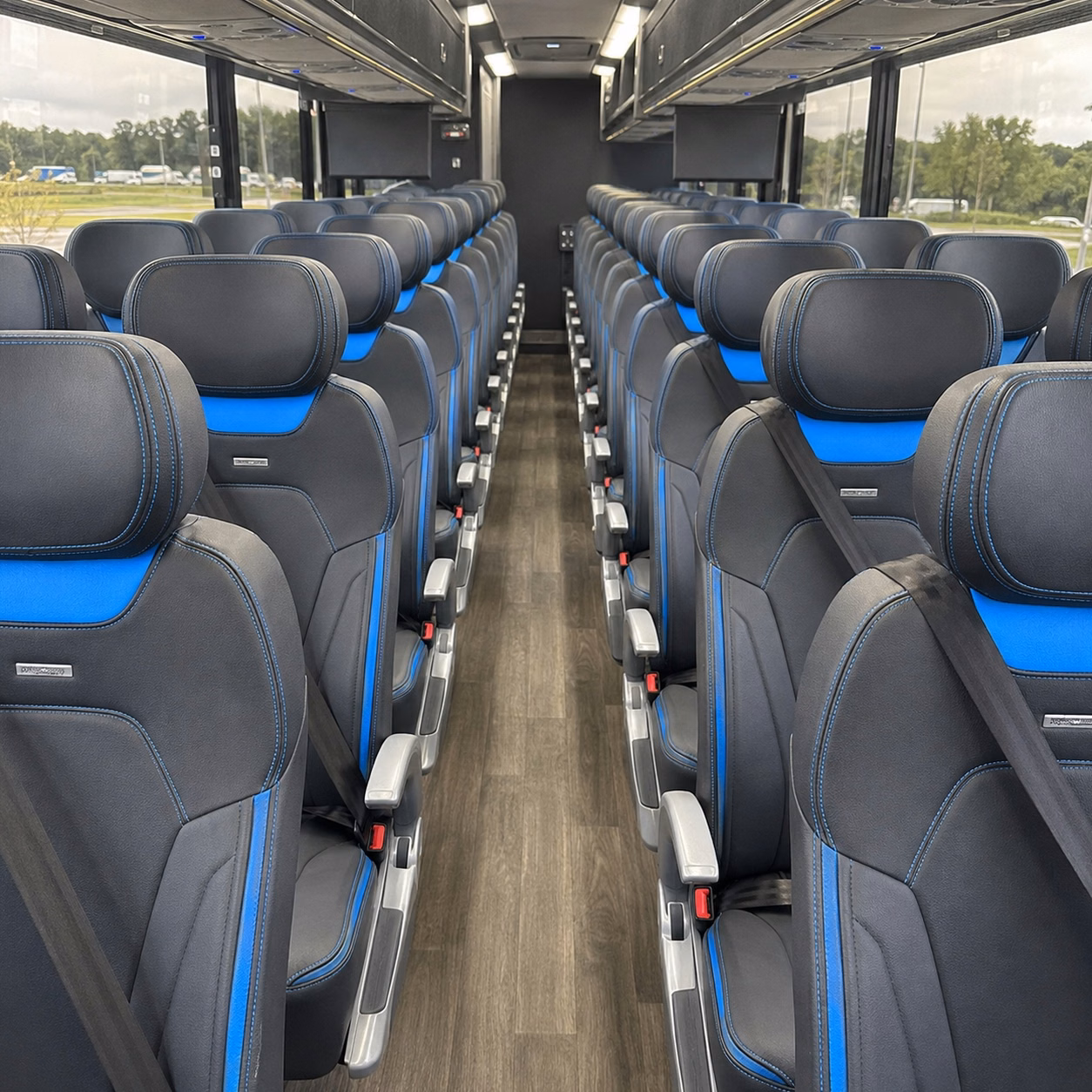 lee s summit charter bus rental interior
